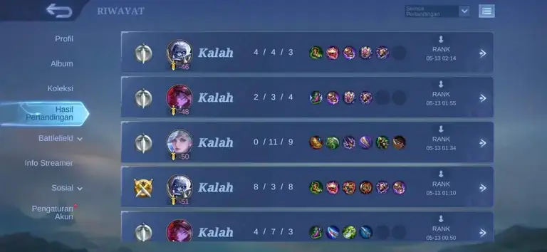Lose streak 2