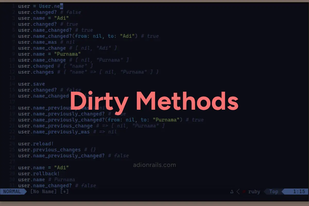 Dirty Methods, Apa Itu?